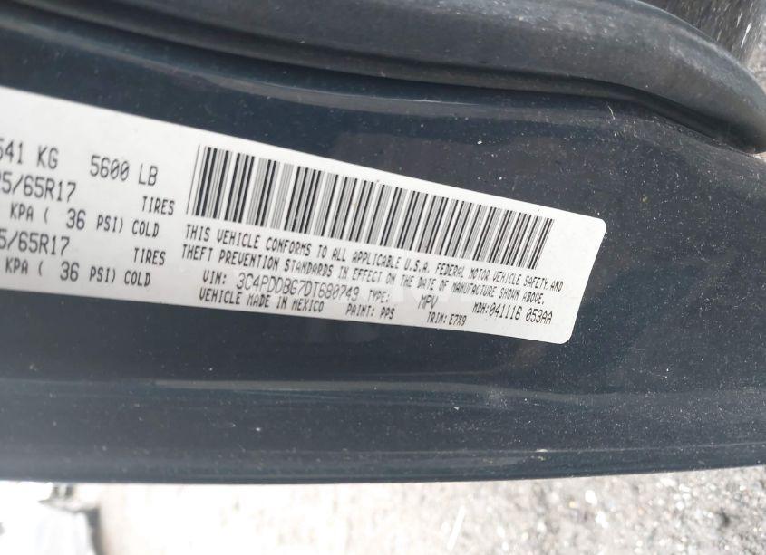 Photo 9 of 2013 Dodge Journey SXT (VIN 3C4PDDBG7DT680749)