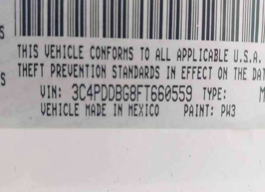 Photo 9 of 2015 Dodge Journey SXT (VIN 3C4PDDBG8FT660559)