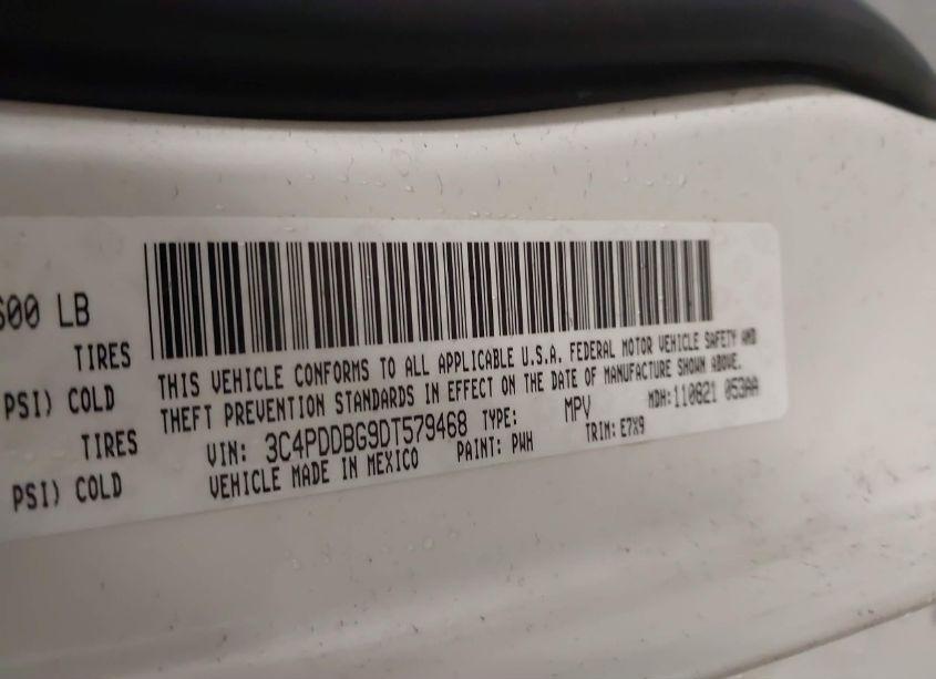 Photo 9 of 2013 Dodge Journey SXT (VIN 3C4PDDBG9DT579468)