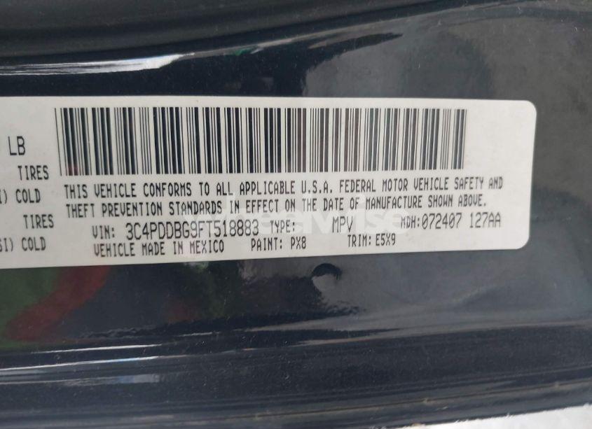 Photo 9 of 2015 Dodge Journey SXT (VIN 3C4PDDBG9FT518883)