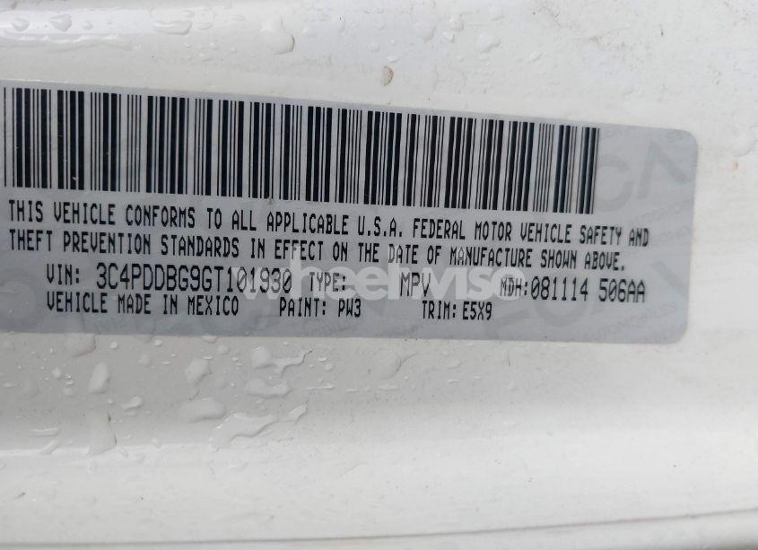 Photo 9 of 2016 Dodge Journey SXT (VIN 3C4PDDBG9GT101930)