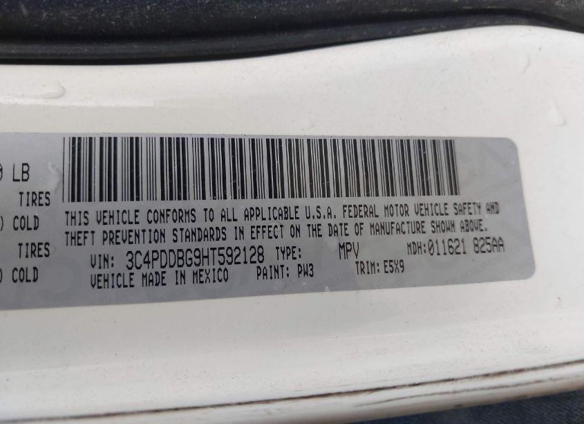 Photo 9 of 2017 Dodge Journey SXT AWD (VIN 3C4PDDBG9HT592128)