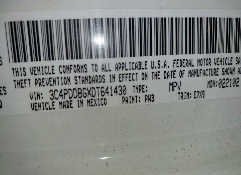 Photo 9 of 2013 Dodge Journey SXT (VIN 3C4PDDBGXDT641430)