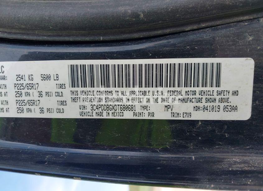 Photo 9 of 2013 Dodge Journey SXT (VIN 3C4PDDBGXDT680681)