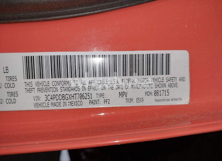 Photo 9 of 2017 Dodge Journey SXT AWD (VIN 3C4PDDBGXHT706251)