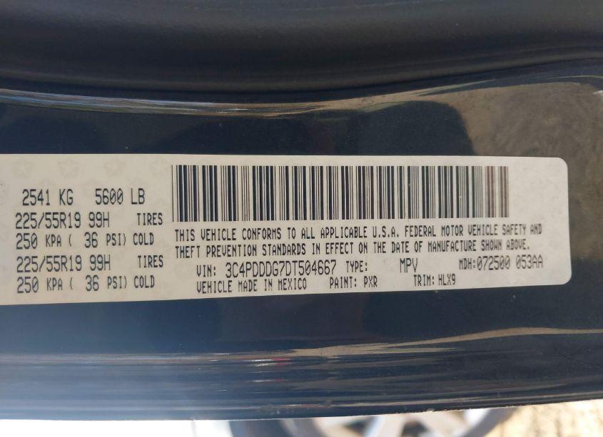 Photo 9 of 2013 Dodge Journey CREW (VIN 3C4PDDDG7DT504667)