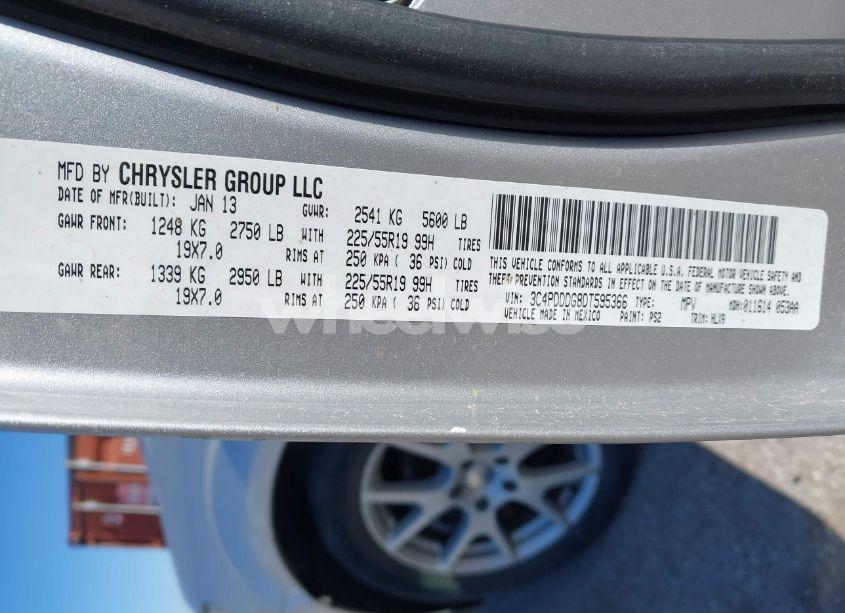 Photo 9 of 2013 Dodge Journey CREW (VIN 3C4PDDDG8DT595366)