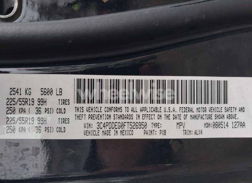 Photo 9 of 2015 Dodge Journey R/T (VIN 3C4PDDEG0FT526950)