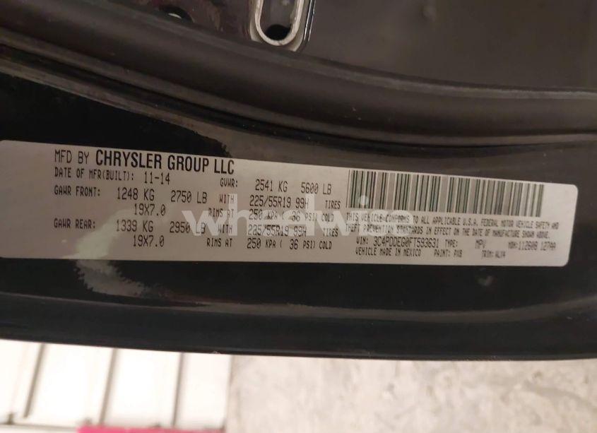 Photo 9 of 2015 Dodge Journey R/T (VIN 3C4PDDEG0FT593631)