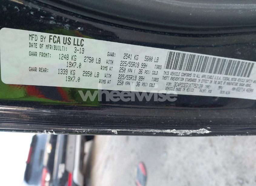 Photo 9 of 2019 Dodge Journey GT AWD (VIN 3C4PDDEG1KT752120)