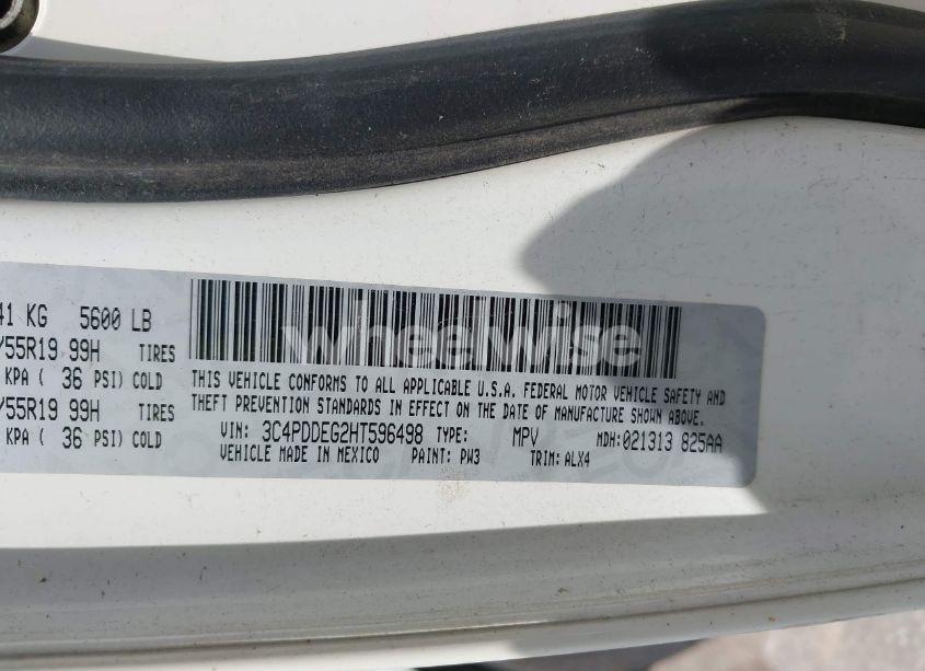 Photo 9 of 2017 Dodge Journey GT AWD (VIN 3C4PDDEG2HT596498)