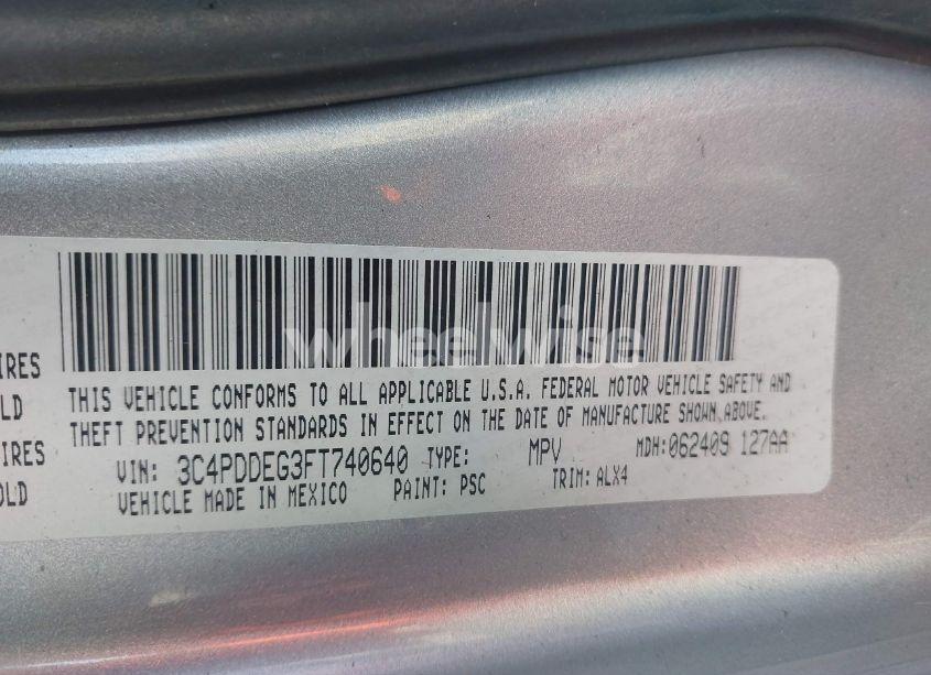 Photo 9 of 2015 Dodge Journey R/T (VIN 3C4PDDEG3FT740640)