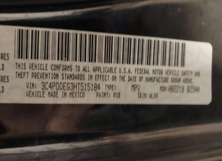 Photo 9 of 2017 Dodge Journey GT AWD (VIN 3C4PDDEG3HT515184)