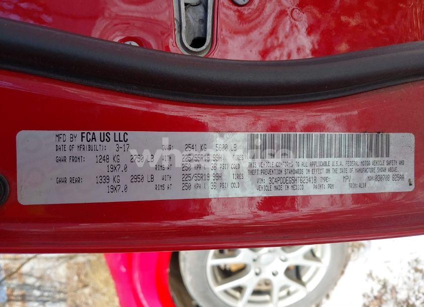 Photo 9 of 2017 Dodge Journey GT AWD (VIN 3C4PDDEG5HT623418)