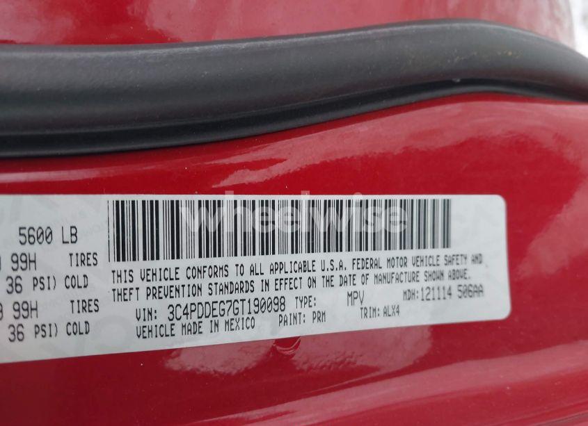 Photo 9 of 2016 Dodge Journey R/T (VIN 3C4PDDEG7GT190098)