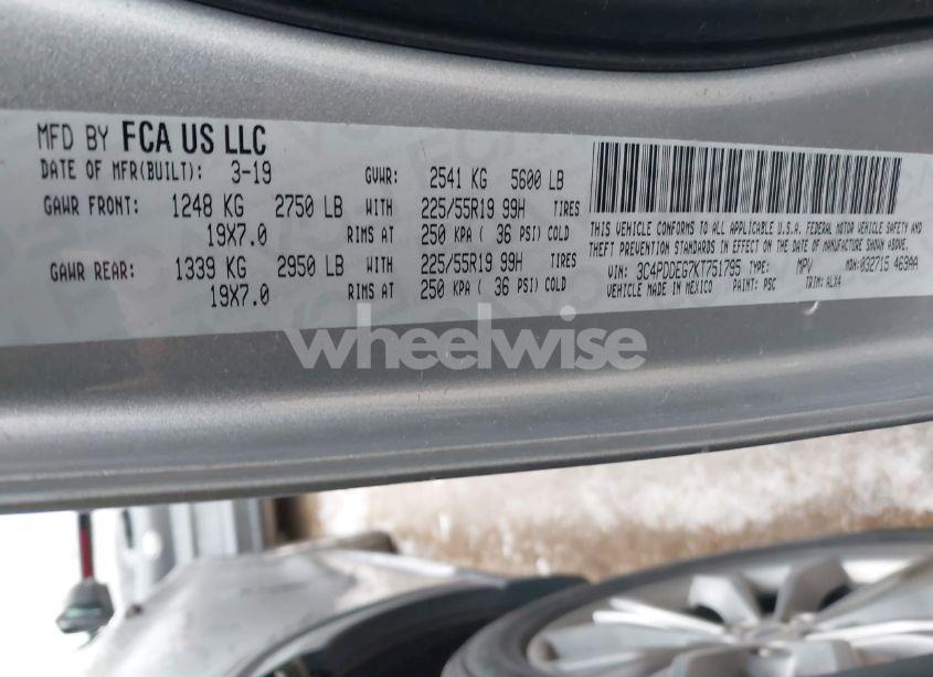 Photo 9 of 2019 Dodge Journey GT AWD (VIN 3C4PDDEG7KT751795)