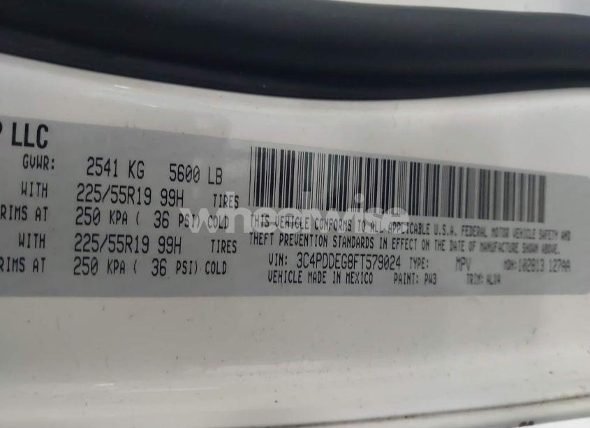 Photo 9 of 2015 Dodge Journey R/T (VIN 3C4PDDEG8FT579024)