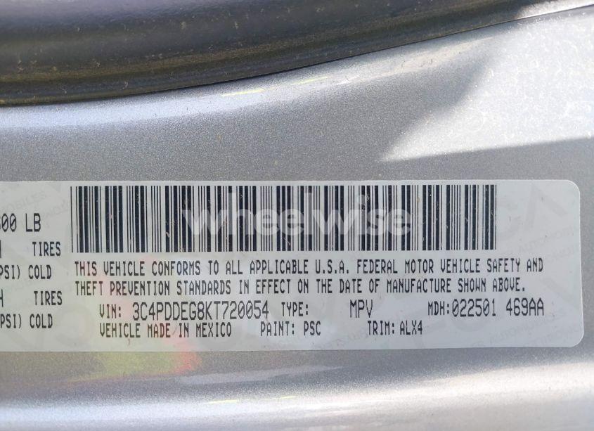 Photo 9 of 2019 Dodge Journey GT AWD (VIN 3C4PDDEG8KT720054)