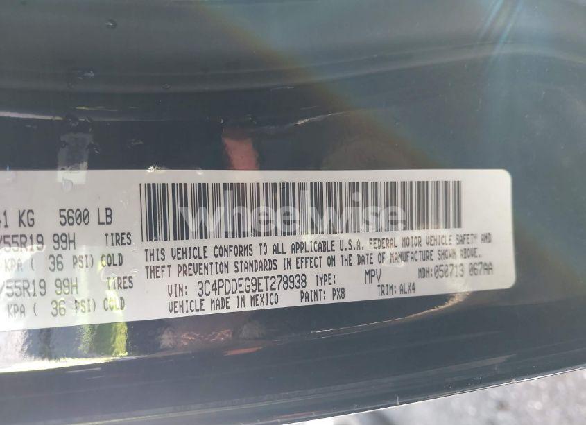 Photo 9 of 2014 Dodge Journey R/T (VIN 3C4PDDEG9ET278938)