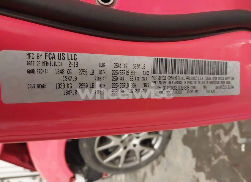 Photo 9 of 2018 Dodge Journey GT AWD (VIN 3C4PDDEG9JT324939)