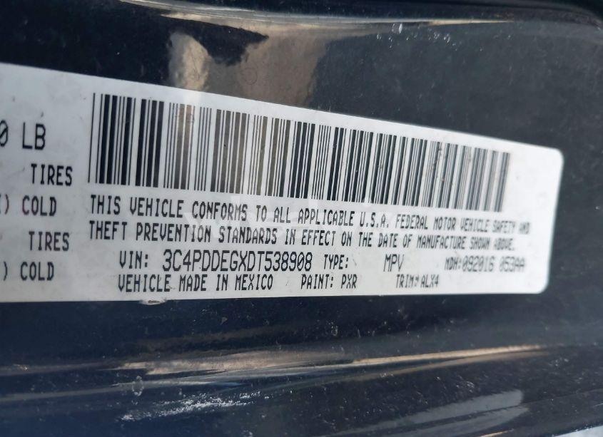 Photo 9 of 2013 Dodge Journey R/T (VIN 3C4PDDEGXDT538908)