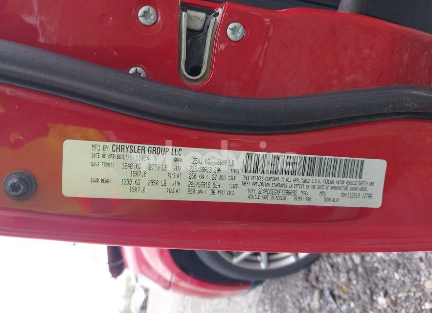 Photo 9 of 2015 Dodge Journey R/T (VIN 3C4PDDEGXFT598092)