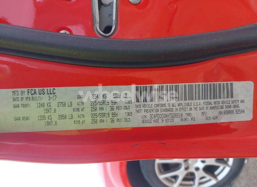 Photo 9 of 2017 Dodge Journey GT AWD (VIN 3C4PDDEGXHT620210)