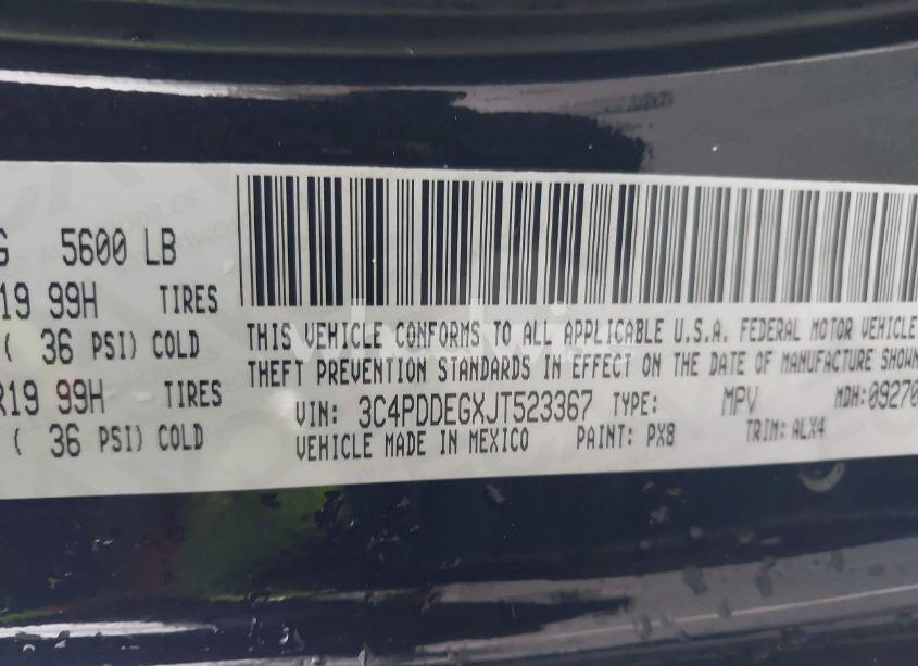 Photo 9 of 2018 Dodge Journey GT AWD (VIN 3C4PDDEGXJT523367)