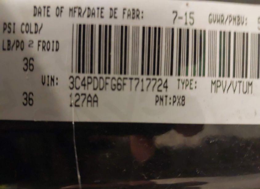 Photo 9 of 2015 Dodge Journey R/T (VIN 3C4PDDFG6FT717724)