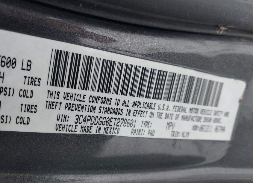 Photo 9 of 2014 Dodge Journey CROSSROAD (VIN 3C4PDDGG0ET278601)