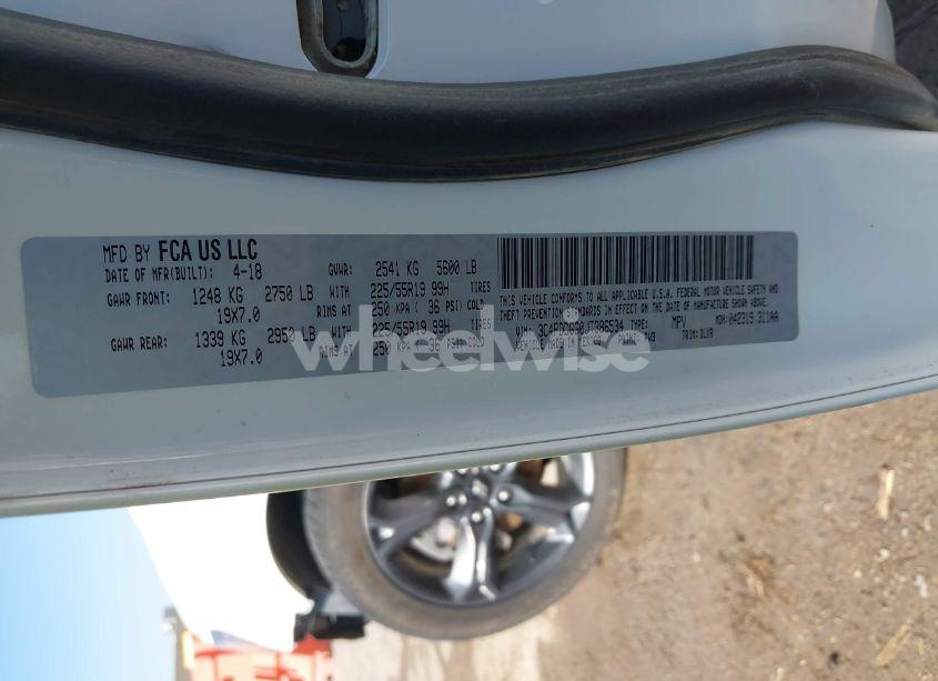 Photo 9 of 2018 Dodge Journey CROSSROAD AWD (VIN 3C4PDDGG0JT386534)