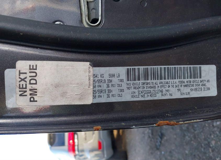 Photo 9 of 2018 Dodge Journey CROSSROAD AWD (VIN 3C4PDDGG0JT512746)