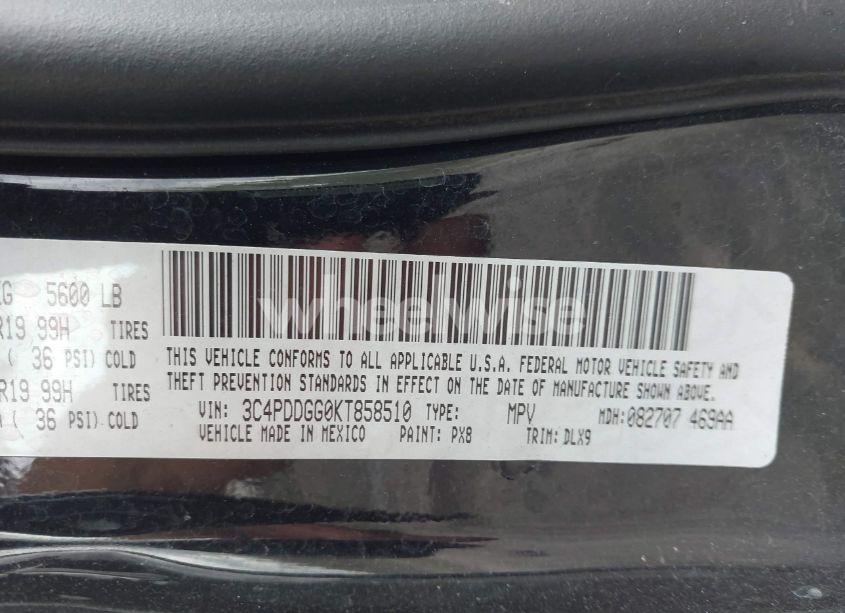 Photo 9 of 2019 Dodge Journey CROSSROAD AWD (VIN 3C4PDDGG0KT858510)