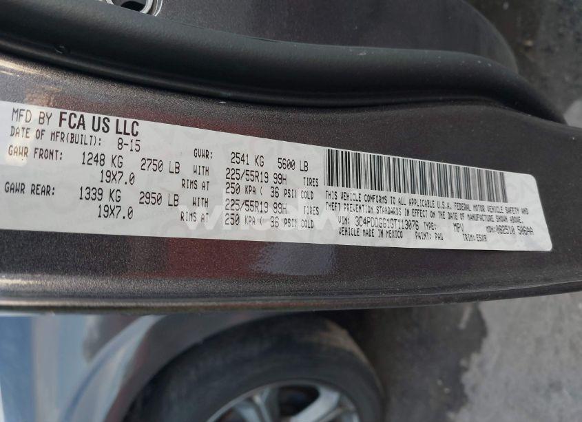 Photo 9 of 2016 Dodge Journey CROSSROAD (VIN 3C4PDDGG1GT113076)