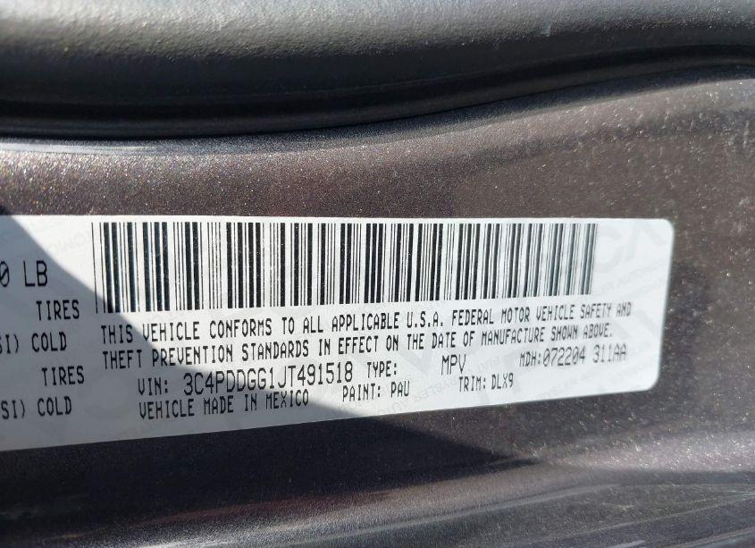 Photo 9 of 2018 Dodge Journey CROSSROAD AWD (VIN 3C4PDDGG1JT491518)