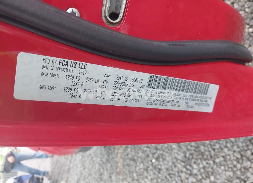 Photo 9 of 2017 Dodge Journey CROSSROAD AWD (VIN 3C4PDDGG4HT583927)