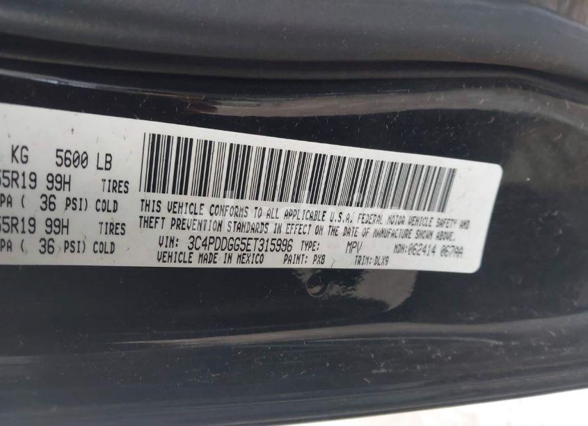 Photo 9 of 2014 Dodge Journey CROSSROAD (VIN 3C4PDDGG5ET315996)