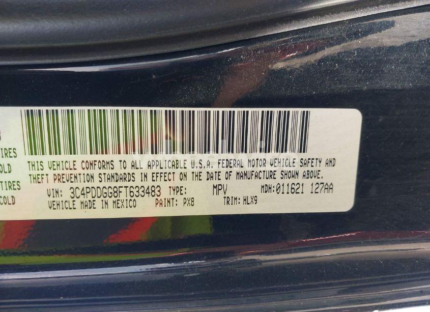 Photo 9 of 2015 Dodge Journey CROSSROAD (VIN 3C4PDDGG8FT633483)