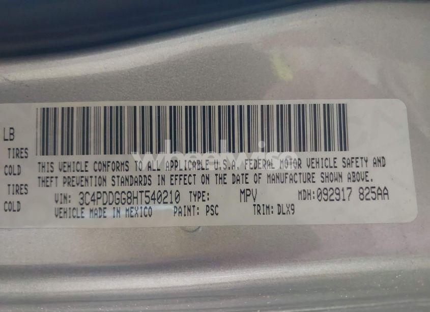 Photo 9 of 2017 Dodge Journey CROSSROAD PLUS AWD (VIN 3C4PDDGG8HT540210)