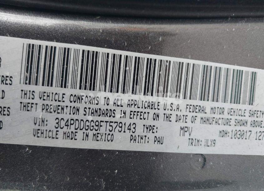 Photo 9 of 2015 Dodge Journey CROSSROAD (VIN 3C4PDDGG9FT579143)