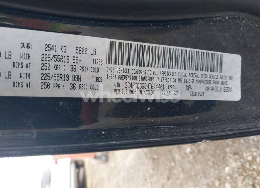 Photo 9 of 2017 Dodge Journey CROSSROAD PLUS AWD (VIN 3C4PDDGG9HT644401)