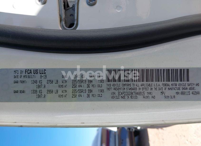 Photo 9 of 2019 Dodge Journey CROSSROAD AWD (VIN 3C4PDDGG9KT848915)