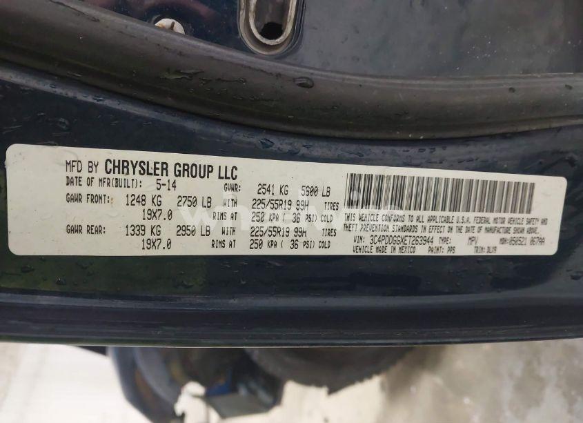 Photo 9 of 2014 Dodge Journey CROSSROAD (VIN 3C4PDDGGXET263944)