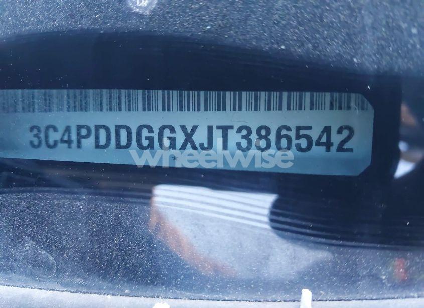 Photo 9 of 2018 Dodge Journey CROSSROAD AWD (VIN 3C4PDDGGXJT386542)