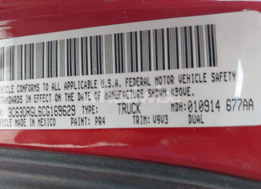 2012 Ram 3500