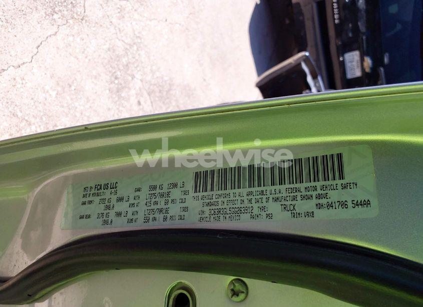 Photo 9 of 2016 Ram 3500 TRADESMAN (VIN 3C63R3GL5GG263912)