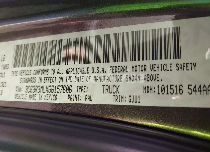 Photo 8 of 2016 Ram 3500 LARAMIE (VIN 3C63R3MLXGG157606)