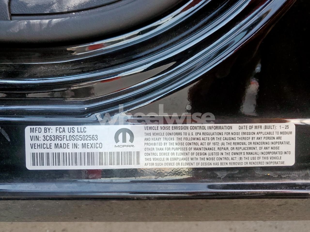 Photo 12 of 2025 RAM 2500 LARAMIE (VIN 3C63R5FL0SG502563)