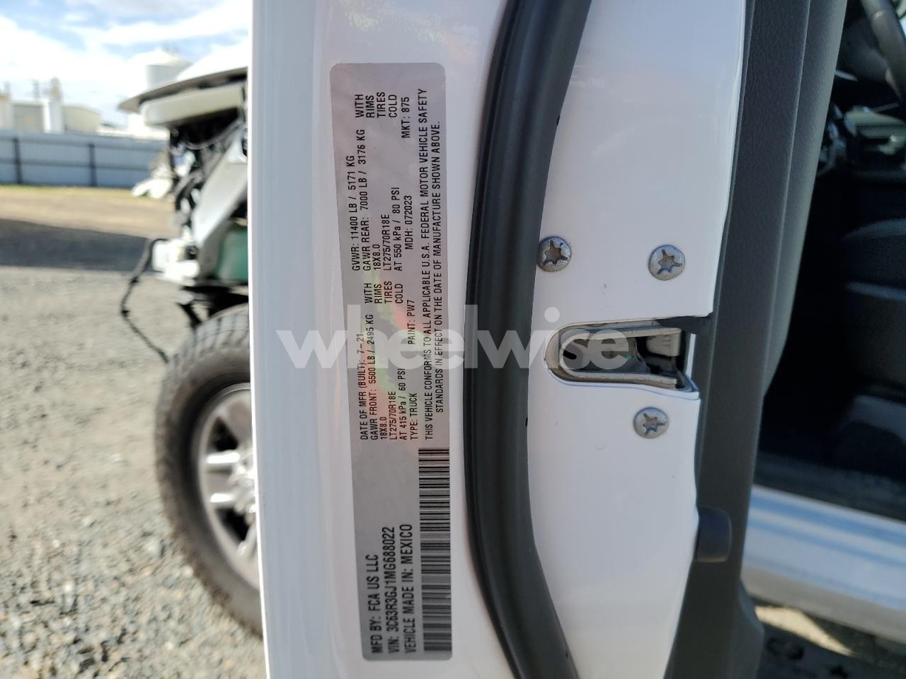 Photo 13 of 2021 RAM 3500 TRADESMAN (VIN 3C63RRGJ8MG589314)