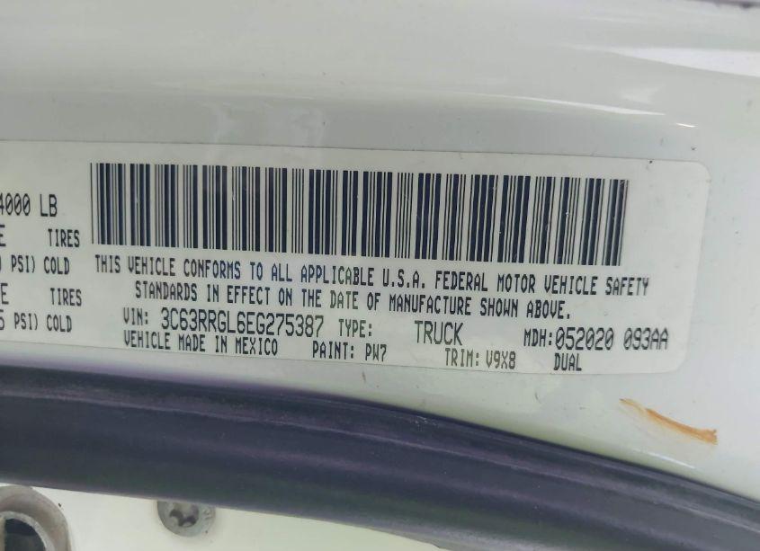 Photo 9 of 2014 Ram 3500 TRADESMAN (VIN 3C63RRGL6EG275387)